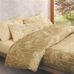 Gabel Completo Copripiumino Matrimoniale Acai in cotone stampa floreale