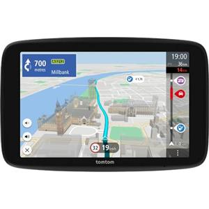 TomTom Navigatore per camper e roulotte GO Camper Max di 2a gen. (schermo da 7, PDI dedicati, aggiornamenti Wi-Fi, TomTom Traffic, salvataggio profili veicoli, mappe mondo e zone a bassa emissione)