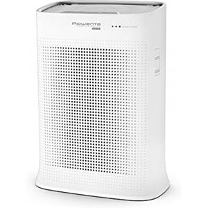 Rowenta PU3080 Pure Air Genius, Purificatore D'Aria Per la Casa, Massima Efficacia di Filtrazione grazie ai 4 livelli di Filtraggio, Ultra Veloce, Silenzioso, Compatibile Con App