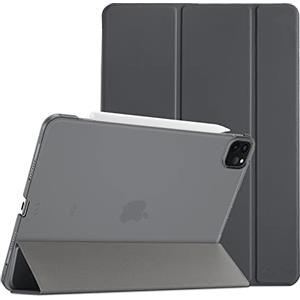 ProCase Cover iPad Air 13 Pollici M2 2024, iPad Pro 12.9" 6/5/4/3 Generazione 2022/2021/2020/2018, Custodia Ultra Sottile Leggero con Auto Svegliati/Sonno -Grigio