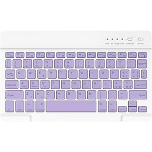 BQSS Tastiera Wireless, Layout Italiano QWERTY Tastiera Wireless Bluetooth Rechargeable, per Samsung/IOS/Android/Windows/Telefoni