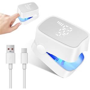 ONGNIUU Lampada UV LED Unghie, Antimicotico Unghie Piedi, Fornetto Unghie, per la Cura Delle Micosi Delle Unghie, Adatto per Manicure Domestiche