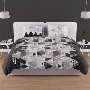 Soleil d'ocre Nordico, Impostare, Coperchio di Consolatore, Cotone, Grigio, 220 X 240 cm