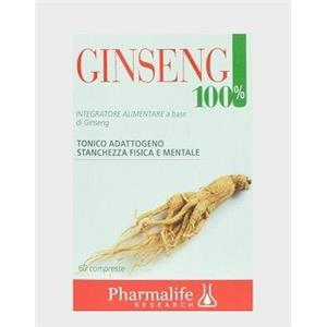 Pharmalife Research Ginseng 100% - Integratore Alimentare Tonico Energetico in 60 Compresse