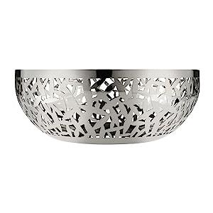 Alessi Cactus Fruttiera Inox 21 cm - Design Traforato in Acciaio Inossidabile