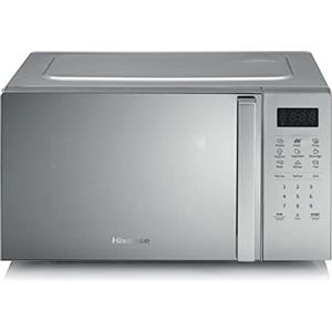 Hisense H20MOMS4HG Forno Microonde con controllo Elettronico, Capacità 20 L, Potenza 700 WattGrill Potenza 800 Watt, Display Led Comandi Touch, Funzione Grill, Colore Silver