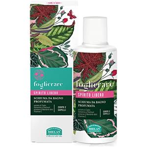 Helan, Foglierare, Spirito Libero - Shampoo e Bagnoschiuma Naturale per Corpo e Capelli, Docciaschiuma Profumato con Olio di Cocco, Cedro, Gelsomino e Mandorle Dolci - Bagno Schiuma Delicato, 200 ml