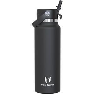 Super Sparrow Sparrow Borraccia Termica - 1.2L - SwivelSip Bottiglia Acciaio Inox - Senza BPA Borracce Termiche, Borraccia con Cannuccia Ergonomica per Scuola, Sportiva, Campeggio, Palestra