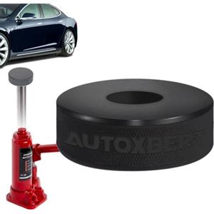 AUTOXBERT Tampone in Gomma per Cric Idraulico per Auto, Cuscinetto in Gomma per Cric Bottiglia Sollevamento Adattatore