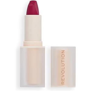 Revolution Beauty London Revolution Lasting Kiss Rossetto, Formula Matte, Lunga Tenuta, Material Girl Wine