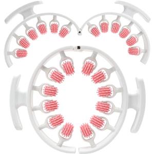 LOMUG Massaggiatore Cellulite, Manuale, Efficacia Clinicamente Provata, Massaggiatore Anticellulite Con Rulli, Che Sollevare, Rassodare E Lisciare La Pelle (Rosa)