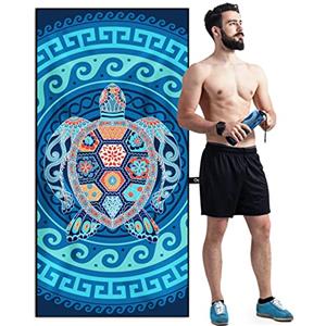 OCOOPA Telo mare microfibra ad asciugatura rapida, extra large, 178 * 80cm, senza sabbia, super leggero, per piscina, campeggio, picnic, yoga, palestra, sport-Ottimo per la festa della mamma