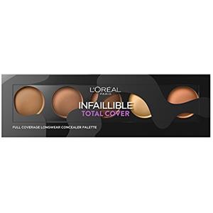 L'Oreal Paris L'Oréal Paris Infaillible Total Cover Correttore Palette Copertura Totale a Lunga Durata per Pelli Scure