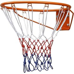 LiTaiJingNice Canestro da basket professionale pieghevole con rete, rete da basket per interni/esterni, appendibile a parete, 32 cm