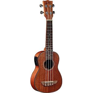 EKO GUITARS - Uku Duo Ukulele Soprano EQ con Borsa; Preamp con Accordatore; Uscita Jack per Amplificazione o Registrazione; Leggero e Maneggevole; Ideale per Principianti