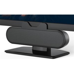 INGA Altoparlante USB monitor di computer e laptop, soundbar clip-on per monitor desktop, altoparlante adatto per computer desktop, laptop e Mac (nero)