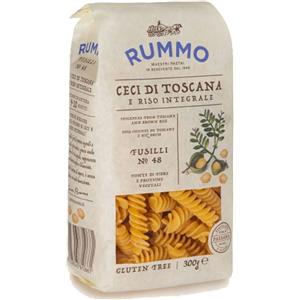Rummo Senza Glutine - Fusilli N.48 Pasta di Ceci e Riso Integrale, 300g