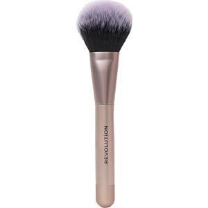 Revolution Beauty London Revolution Bake It Easy Powder Brush, Pennello cipria multiuso per polveri libere & compatte, vegano