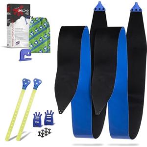 MP Gecko GECKO pelli di foca sci alpinismo Mix 110/160 Freeride | Scelta della larghezza e della lunghezza dello sci | Con lama, punte, rivetti e tasca per le pelli | pelli per sci da touring