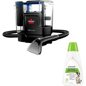 Bissell Set SpotClean C5 + Soluzione Detergente Natural PET Spot & Stain 1L | Pulitore per Macchie | Pulitore per Pavimenti | Per Tappeti, Mobili Imbottiti, Auto e Altro | 3861N + 3370