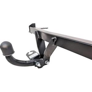 W WIELEN COMPONENTS WIELEN COMPATIBILE CON GANCIO TRAINO FISSO FIAT PANDA 2WD 2003-2012 + KIT 7 POLI UNIVERSALE CON PREDISPOSIZIONE SENSORI PARCHEGGIO