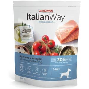 Italian Way Cibo Ipoallergenico per Cani Mini Adulto con Salmone e Aringhe - 1.5 kg