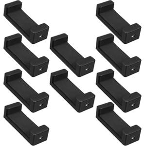 Operitacx Clip Supporto Treppiede Smartphone Nero per Cellulari Adattatore Portatile per Selfie Stick Ring Light e Stabilizzatori per Videochiamate e Live Streaming