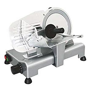 RGV Affettatrice Lusso 195GL - Lama Ø195mm, Affettatrice 110W, Affilatoio non Incluso, Spessore Regolabile 0-16 mm