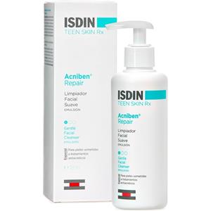 Isdin Acniben Repair Detergente Delicato 180 ml - Trattamento Anti Acne per Pelle Fragile