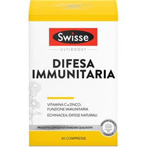 Swisse Difesa Immunitaria - Integratore Alimentare con Vitamina C, Zinco, Rame ed Echinacea - 60 Compresse
