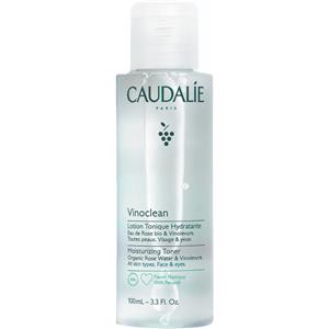 Caudalie Vinoclean Lozione Tonica Idratante 100ml - Rimuove trucco, tonifica e idrata con Vinolevure e acqua di rose bio