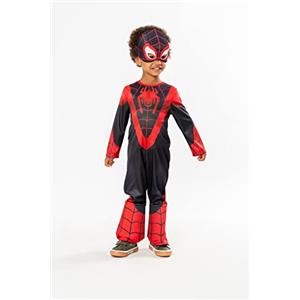 Rubie's RUBIES Marvel Official SPIDER-MAN Costume classico Spinn Miles Morales per bambini, taglia 3-4 anni, Spidey e i suoi amici, costume con tuta e maschera, per Halloween, carnevale