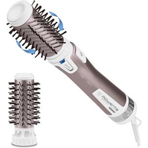 Rowenta CF9540 Brush Activ Premium Care Spazzola Rotante e Asciugante per Volume, 1000 W, per Capelli Corti e Lunghi, Styler con 2 Spazzole in Ceramica, Doppio Generatore di Ioni e Setole Naturali