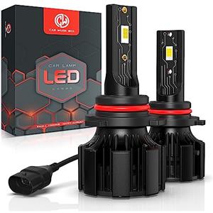 CAR WORK BOX 9006 HB4 LED 28000LM Lampadine per Fari Auto, 130W 12V, 6500K Bianco Freddo