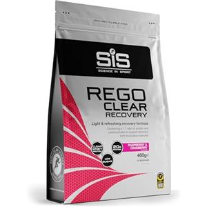 Science In Sport Sis Science in Sport Rego Clear Isolate 460g Lampone & Mirtillo rosso - Drink di recupero con carboidrati, proteine in polvere, elettroliti, vitamine e minerali, Favorisce un allenamento efficace