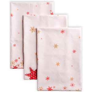 Maison d' Hermine Crystal Star - Canovaccio da cucina, in 100% cotone, multiuso, morbido e assorbente, salvietta, strofinaccio da bar, per Natale e giorno del Ringraziamento (50cm x 70cm)