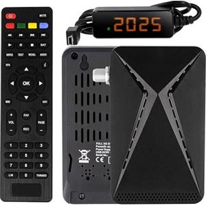 Hd-line 26100 Mini ricevitore satellitare DVB-S2 /ARD & ZDF SD Shut-Off/Full HD 1080p Digital Receiver (HDTV, USB)