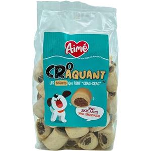 Aimé Ame - Croccante Ossa di Midollo Dolcetto per Cani, Cibo per Cani Croccante, Integratore alimentare Quotidiano, Biscotti Croccanti di Forma Variata, 500 g
