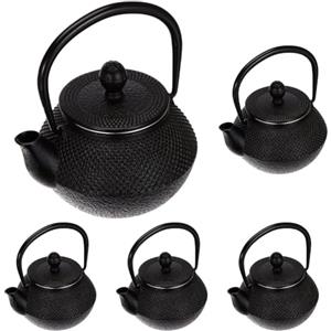 Vier Ten Teiera in Ghisa, Capacità 0.3 litri (Confezione da 5)