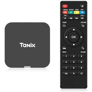 Sidiwen Android TV Box 10.0, Android Box 2 GB RAM 16 GB ROM, Allwinner H313 Quad-Core Arm Cortex A53, supporto USB e WiFi compatto 4k TV Box Android
