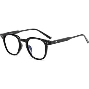 YAMEIZE Occhiali Anti Luce Blu per Donna e Uomo Montatura Occhiali da Vista Anti Filtro Luce Blu per Lettura PC Gaming Computer