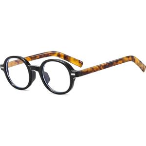 YAMEIZE Ovali Occhiali Anti Luce Blu Montatura Occhiali da Vista Donna Piccolo Ovali Retrò Occhiali Anti Filtro Luce Blu per Lettura PC