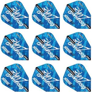 RED DRAGON Luke Humphries World Champion - Alette per freccette V-standard, 3 set per confezione (9 alette in totale), F6992