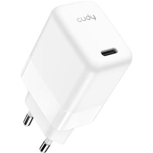 Cudy Caricatore USB C GaN 30W, Adatto a Tutti i Dispositivi di Ricarica con Porta C, Rapido PD/QC 3.0, Compatibile con Samsung, Pixel, iPad, Macbook, Xiaomi, OPPO, Oneplus, CH30