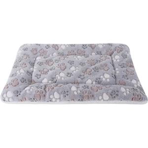 Vejaoo Morbido Cuscino Coperta Calda Coperta Cucciolo di Cane Gatto Letto Caldo e Morbido,Letto di Cane/Gatto XZ006 (Grey Paw, 61 * 41 CM)
