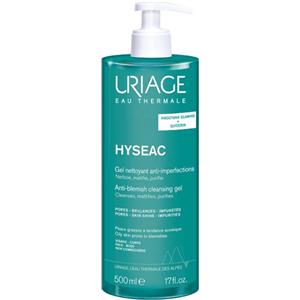 Uriage Hyseac Gel Detergente Purificante 500 ml - Gel per pelli grasse e a tendenza acneica, senza sapone, pH fisiologico