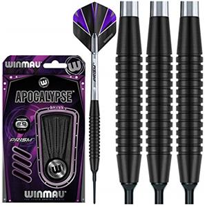 WINMAU Apocalypse 20g Set di Freccette Softip in Ottone con Alette Prism e Aste (Steli)