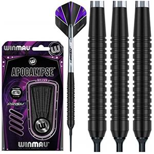WINMAU Apocalypse 20g Set di Freccette Softip in Ottone con Alette Prism e Aste (Steli)