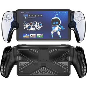 TXWLLIU Custodia Protettiva Sony Compatibile con PlayStation Portal, Custodia per Controller PS5 con Supporto, Custodia Ammortizzante, Nero