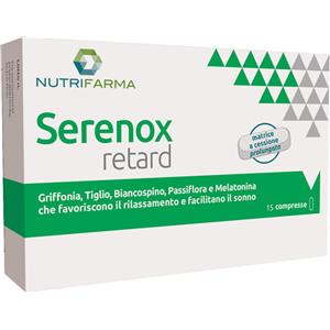 Aqua Viva Serenox Retard 15 Compresse - Integratore con Griffonia, Tiglio, Biancospino, Passiflora e Melatonina per un Sonno Ristoratore